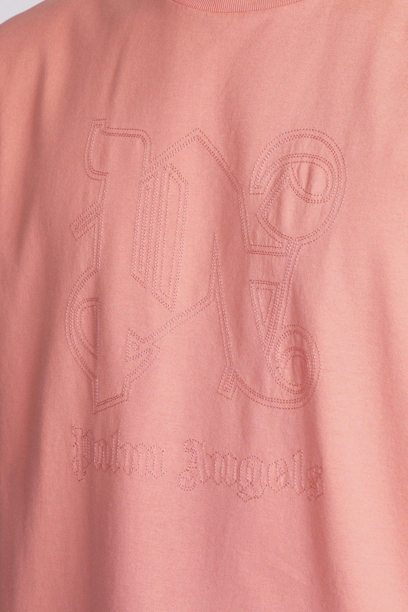 Palm Angels T-Shirt in rose-pink cotton Abbigliamento