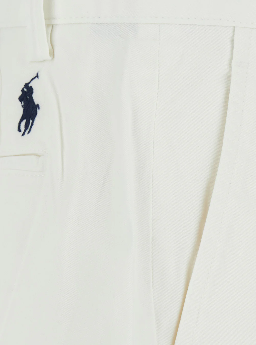 Polo Ralph Lauren Stretch Twill White Shorts And Bermuda