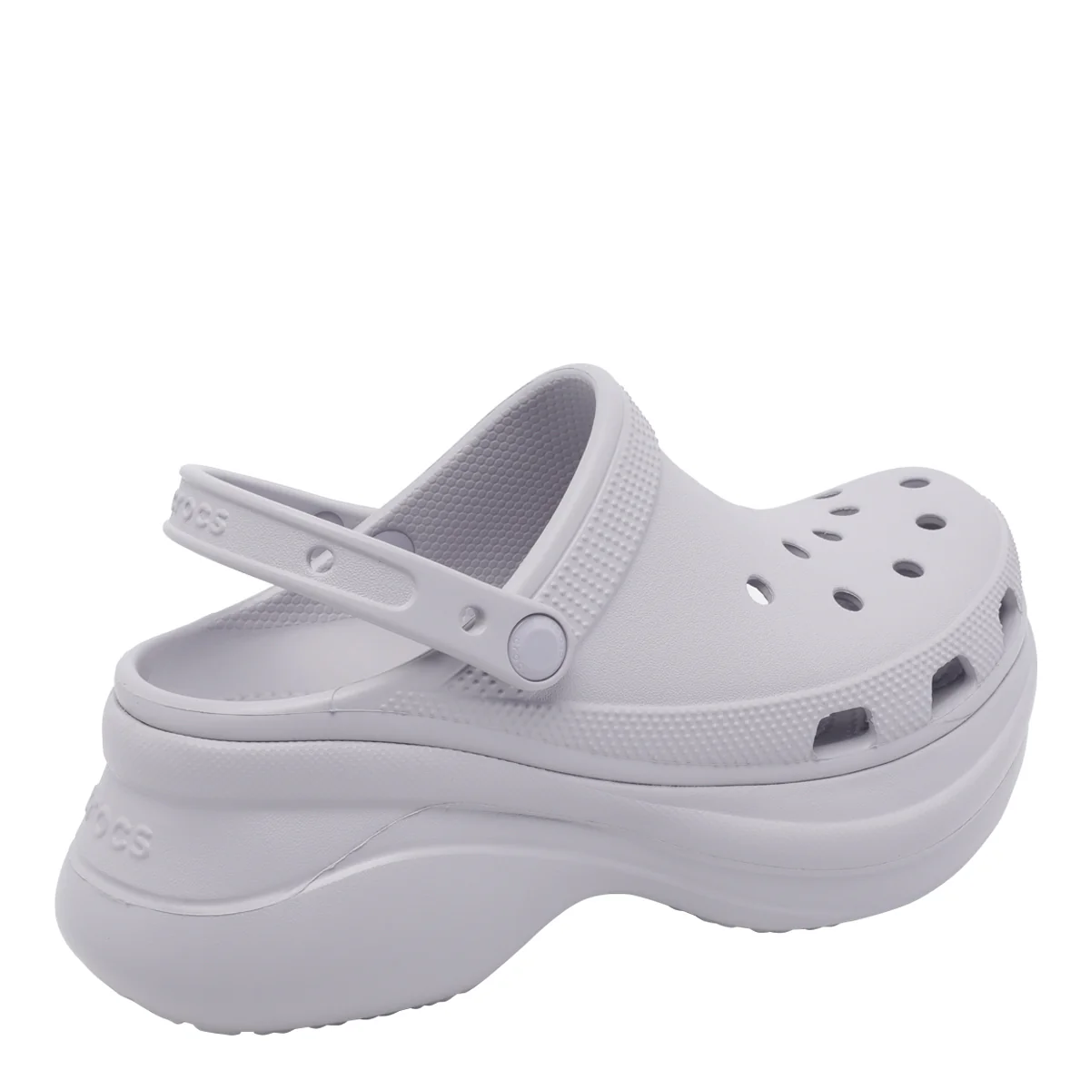 Crocs Sandals Grey Rubber/ Rubber Sole