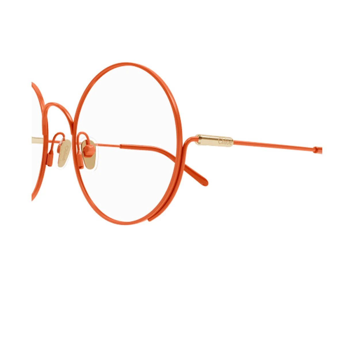Chloé Cc0017o Linea Junior Orange Metallo Optical Frames