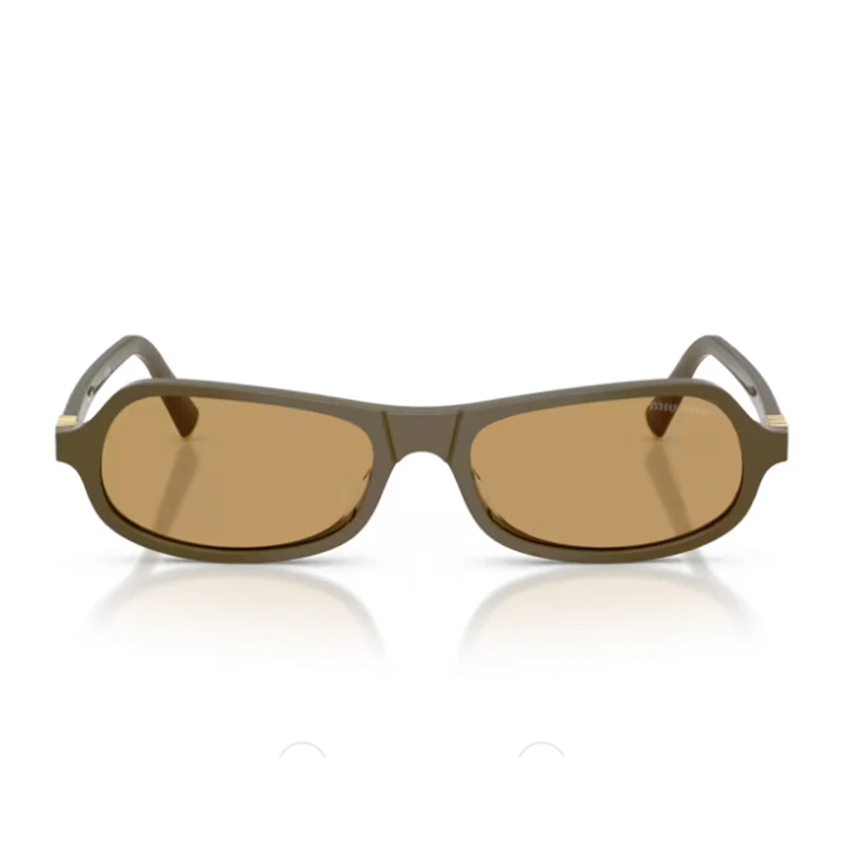 Miu Miu Miu B10su Regard Verde Oliva Acetato Occhiali Da Sole