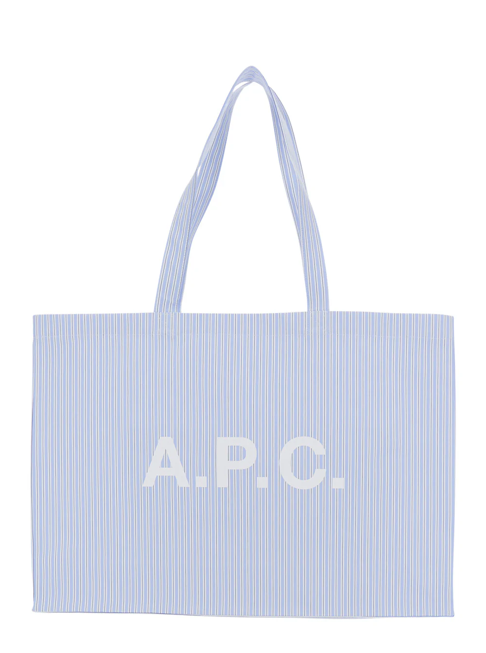A.P.C. Shopping Diane 2.0 Blue - Cotton Tote Bag Light