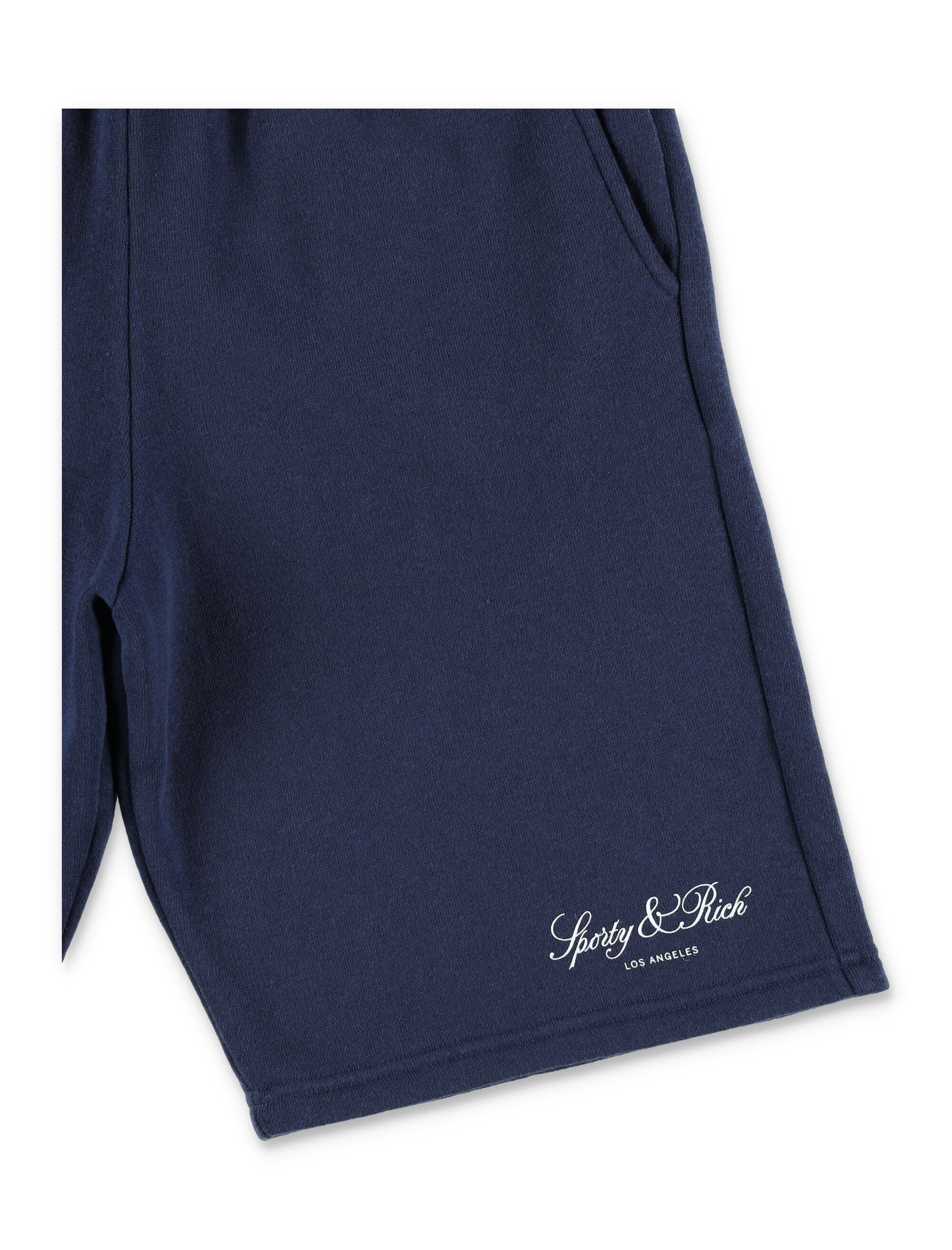 Sporty & Rich Vendome La Kids Shorts Dark Navy Cotton