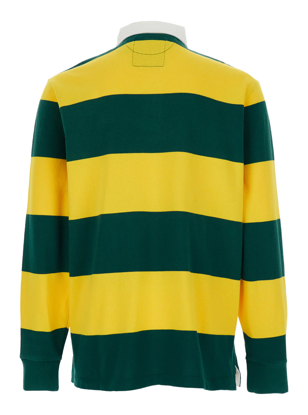 Polo Ralph Lauren Rugby Multicolor Polo Shirt with Logo Embroidery on the Front and All-Over Striped Motif in Cotton Man Tshirts