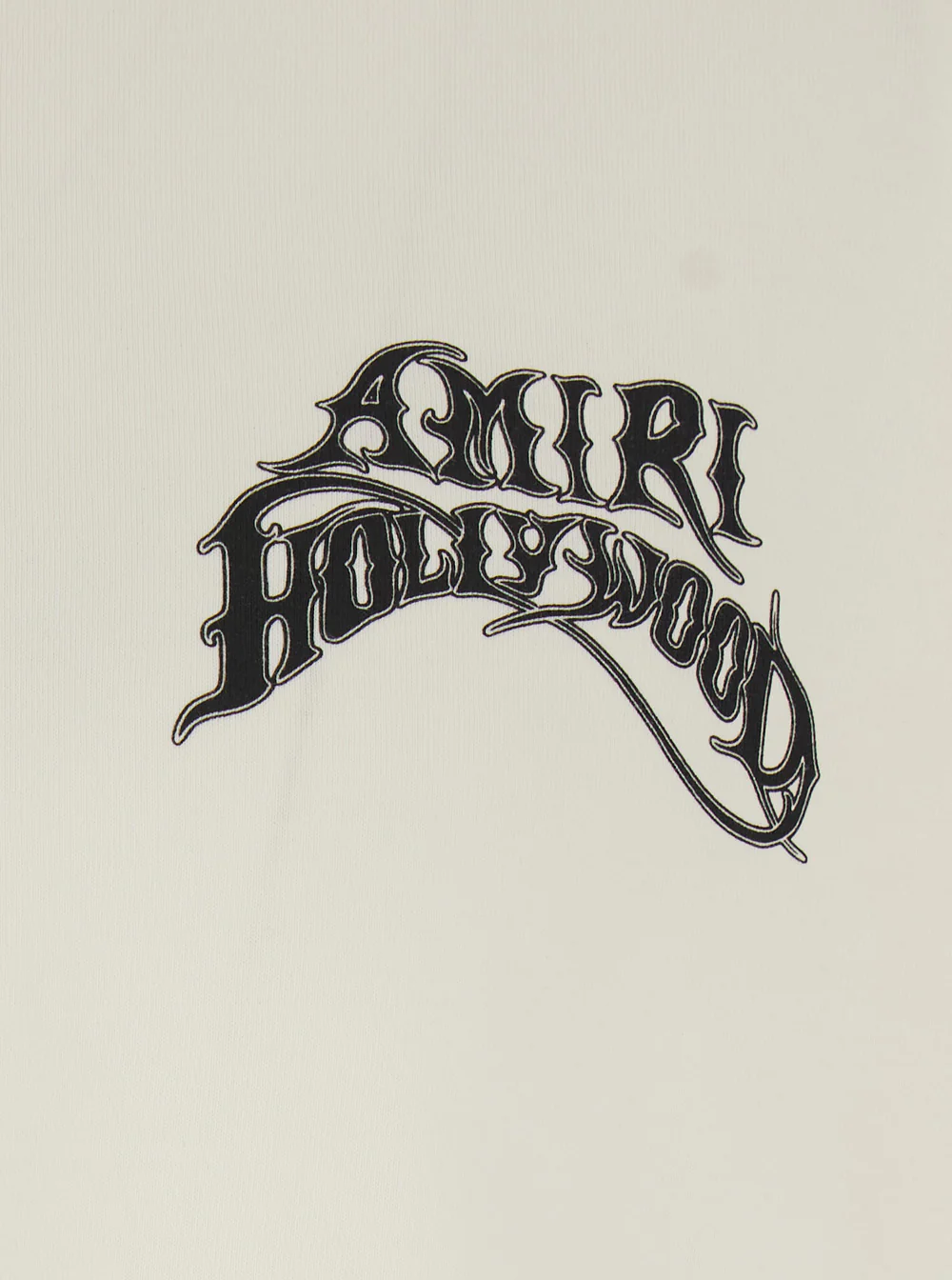 Amiri White T-Shirt With Printed Logo On The Front And Back Cotton For Men Tshirts Polo Shirts