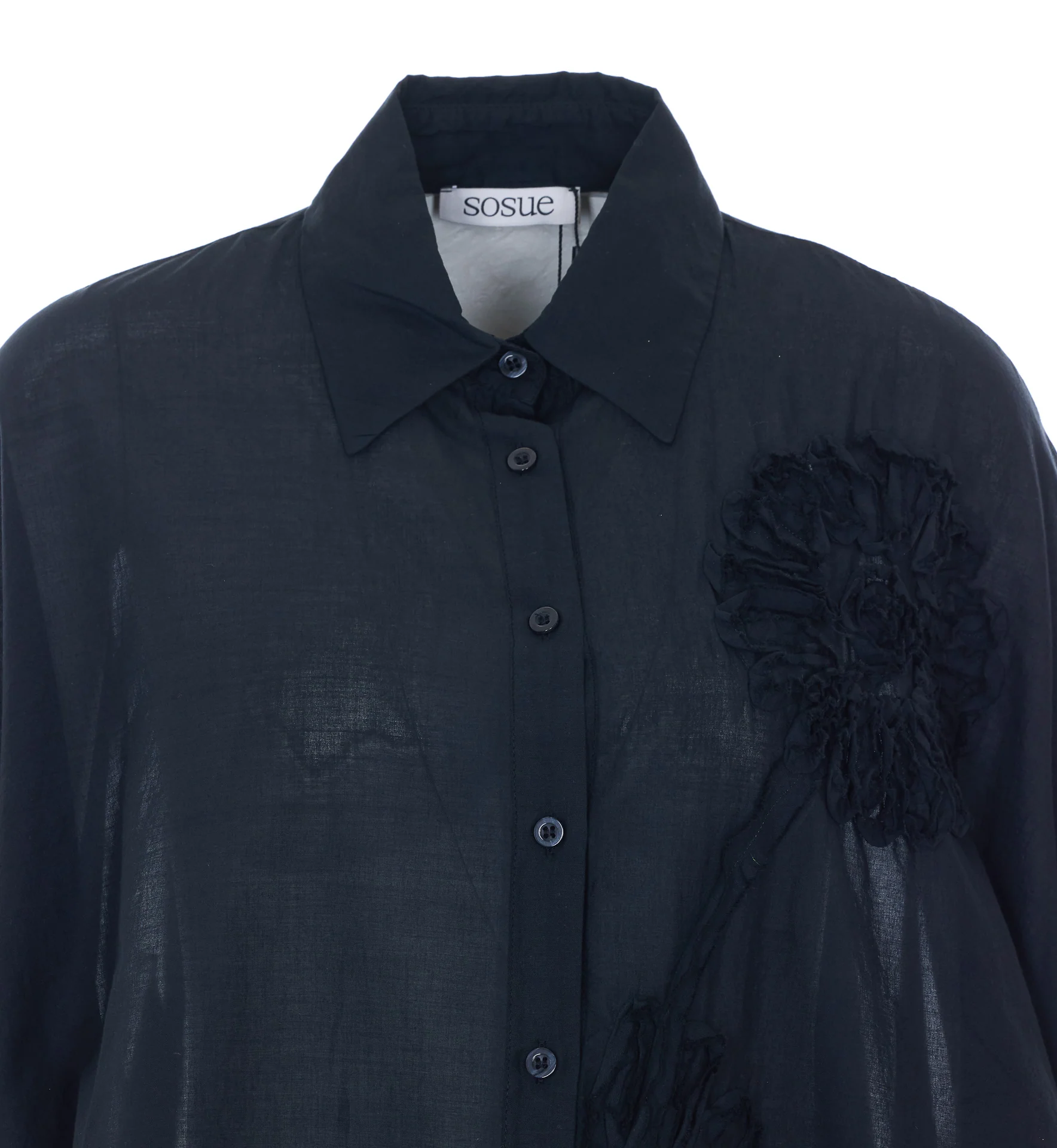 Sosue Shirts Black Cotton