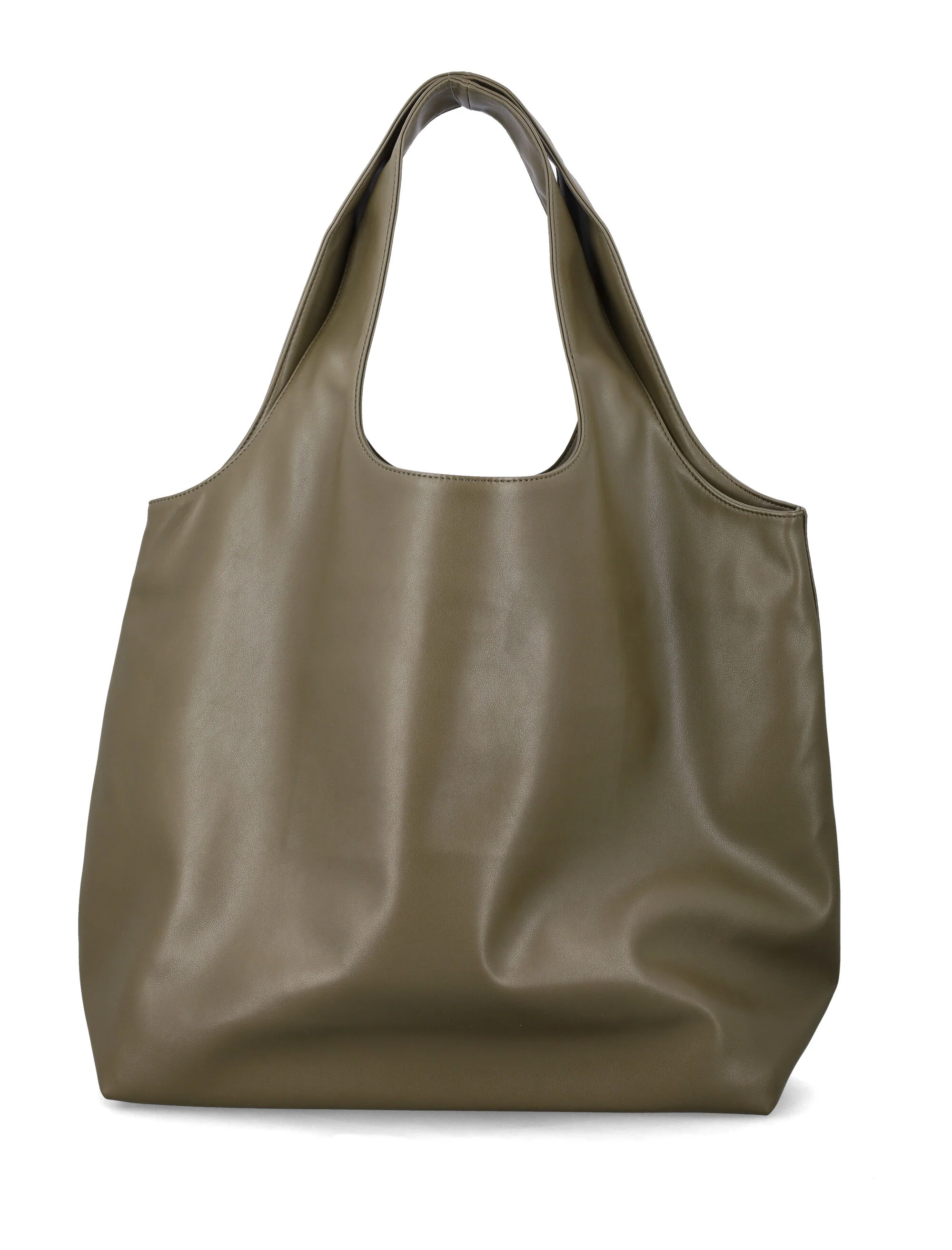 A.P.C. Ninon tote bag with logo Khaki Polyurethane