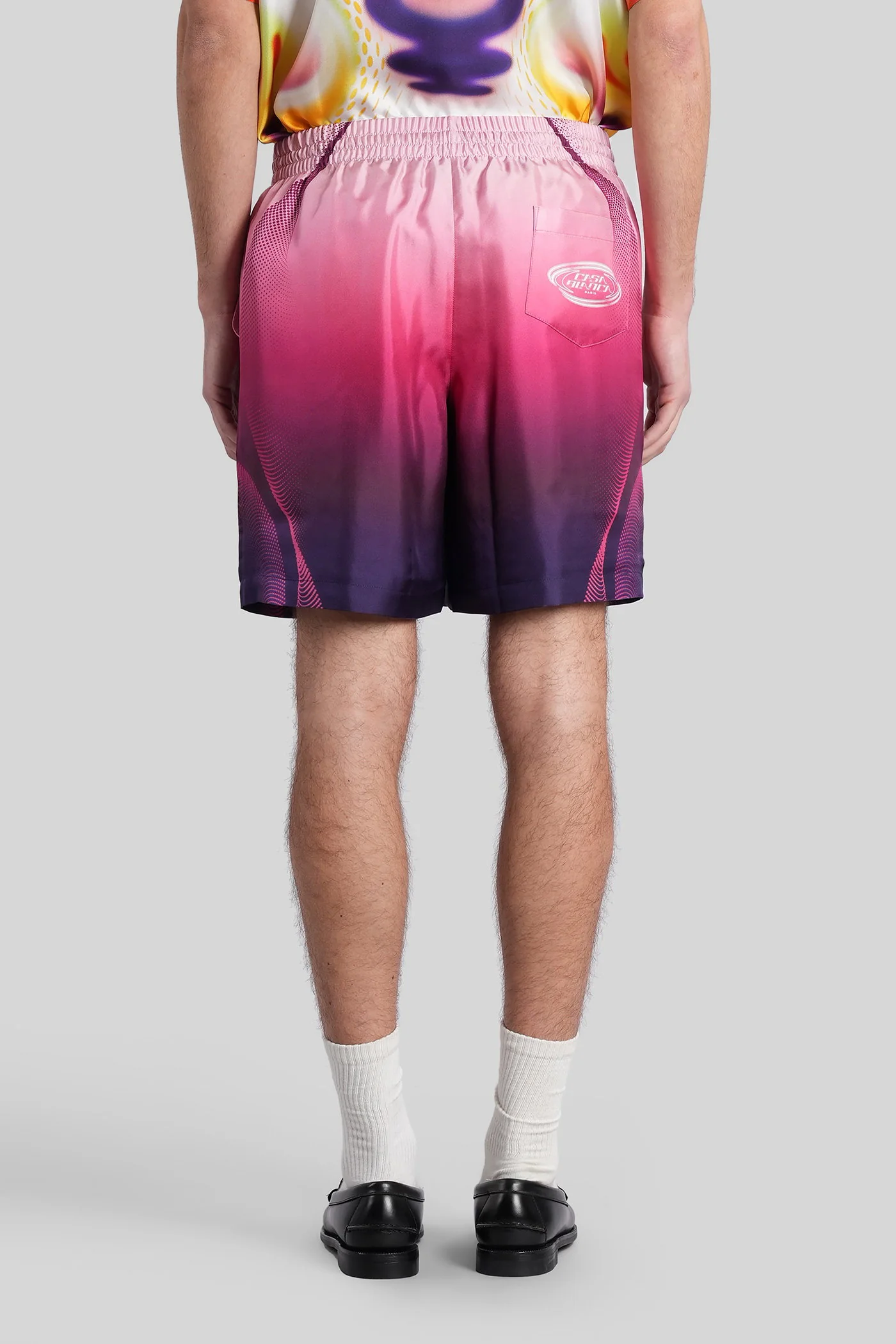 Casablanca Shorts in multicolor silk Abbigliamento