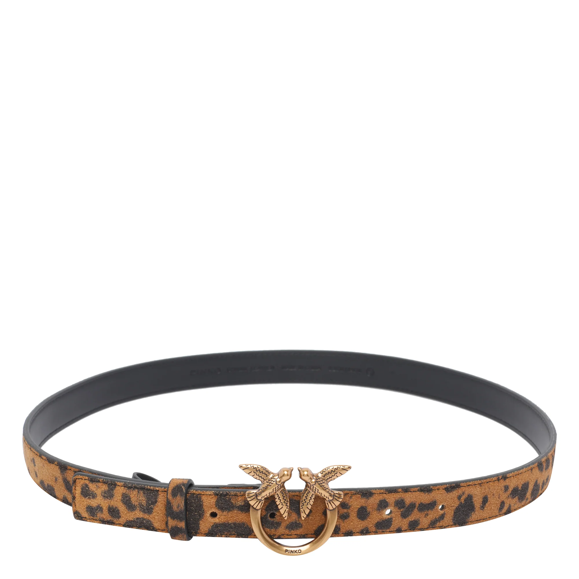 Pinko Belts Brown Calf Leather
