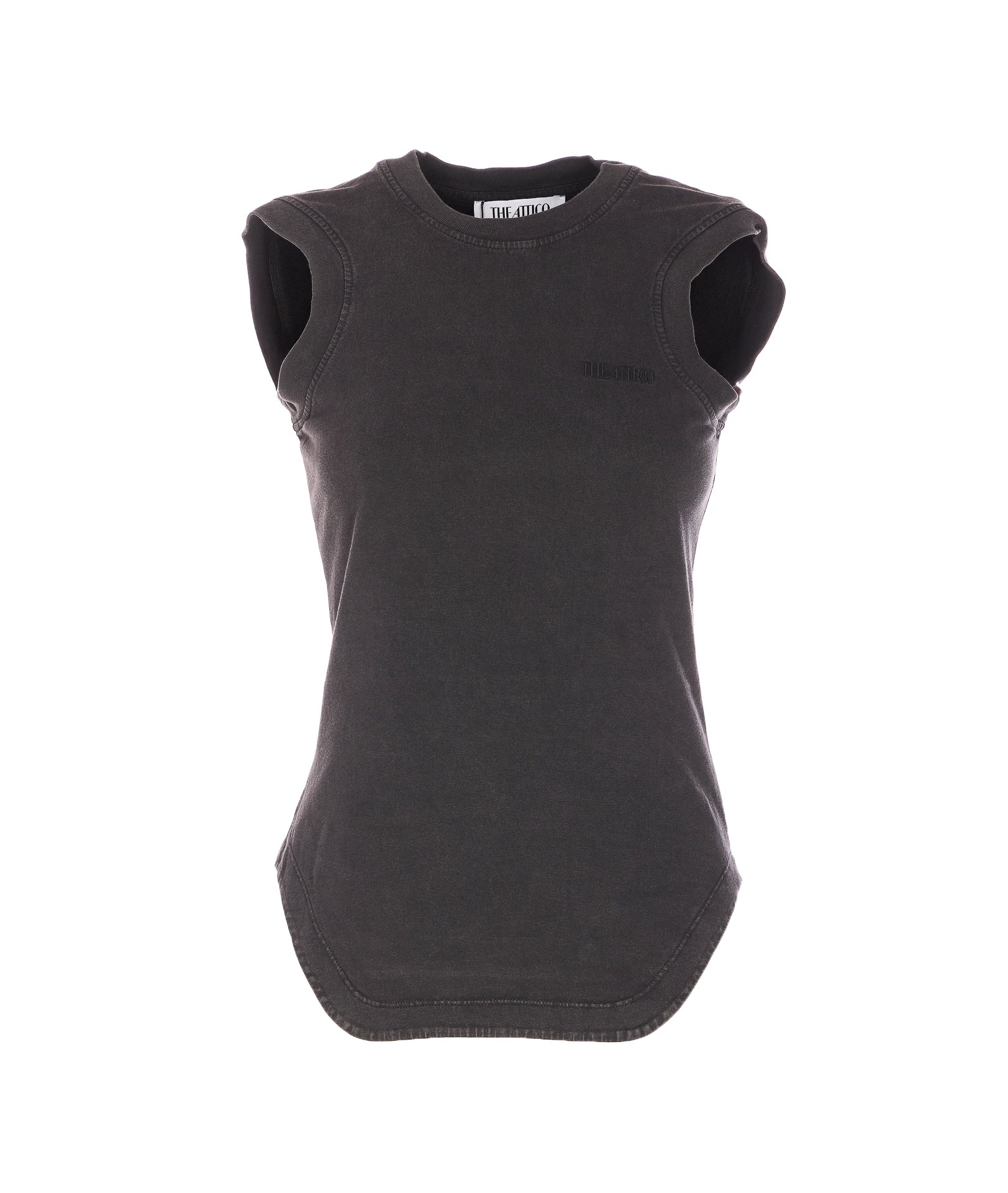 The Attico T-shirts and Polos Black Cotton