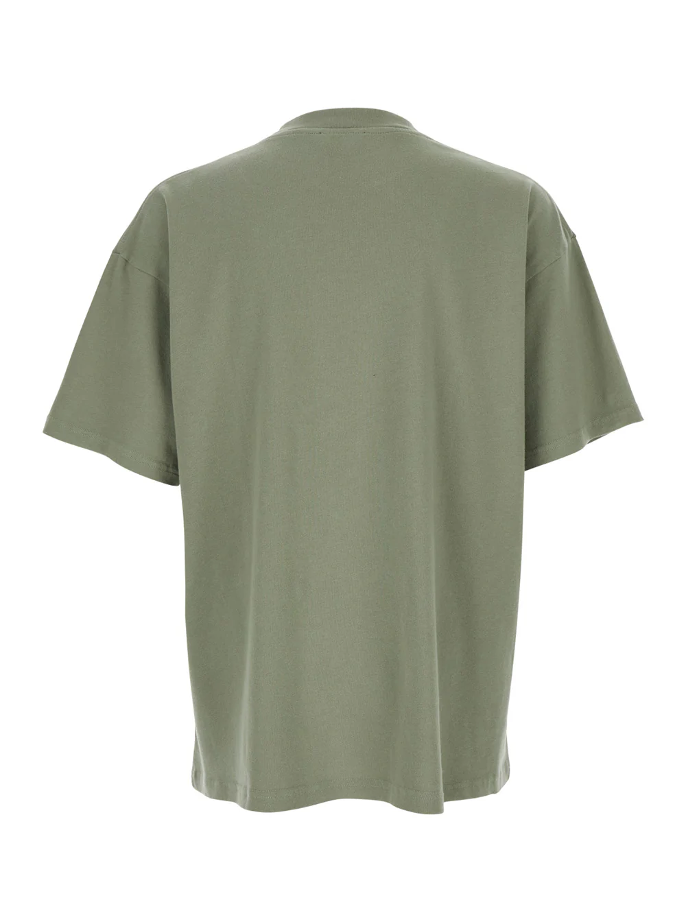 Represent Thoroughbred T-Shirt with Doberman Graphic Print and Lettering Logo on the Front in Green Cotton for Men Tshirts Polo Shirts