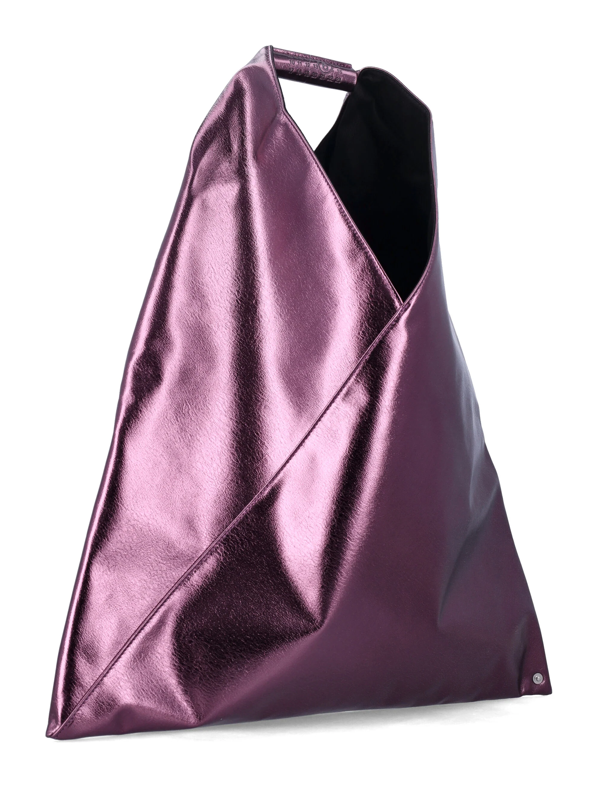 Mm6 Maison Margiela Japanese Metallic Bag Purple Polyester Coating Tote