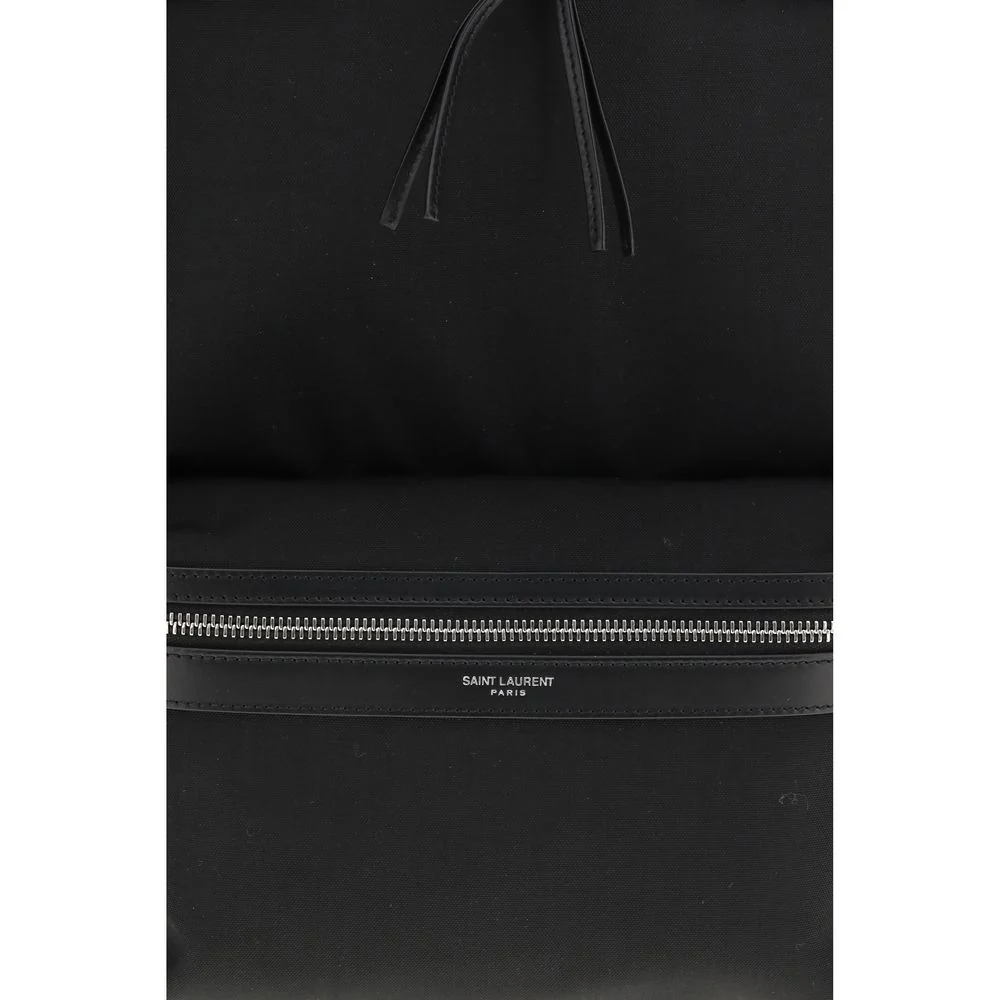 Saint Laurent Black Nylon Backpack