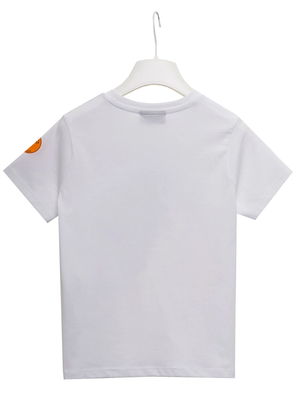 Save The Duck Kids Boys White Cotton T-Shirt With Multicolor Animals Print Tshirts And Polo Shirts