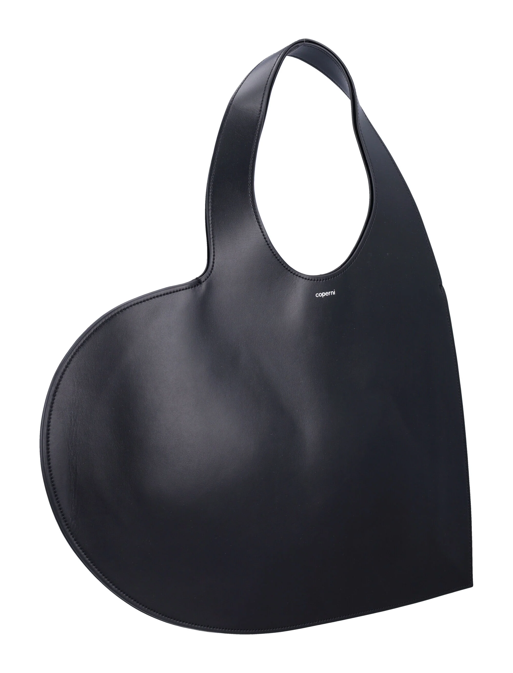 Coperni Double Heart tote Black Leather
