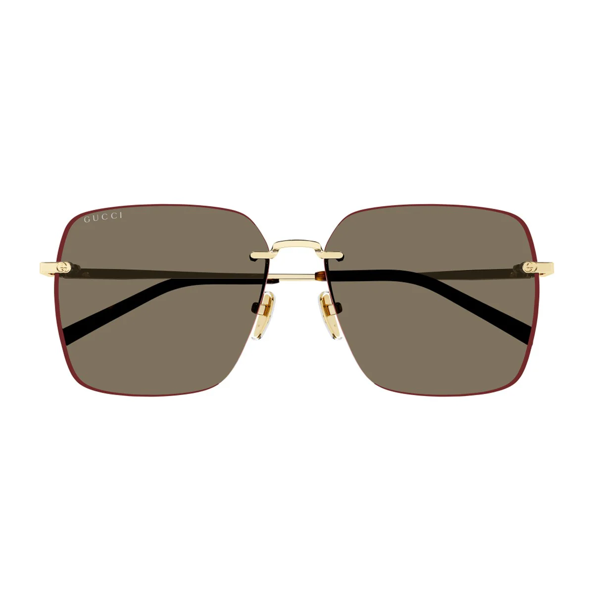 Gucci Gg1955sa Linea Institutional Logo Gold Metallo Sunglasses