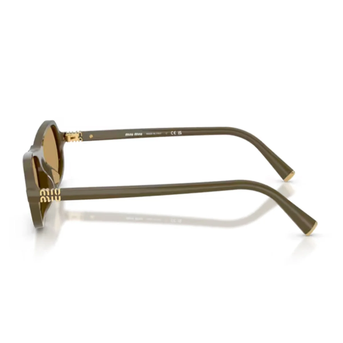 Miu Miu Miu B10su Regard Verde Oliva Acetato Occhiali Da Sole