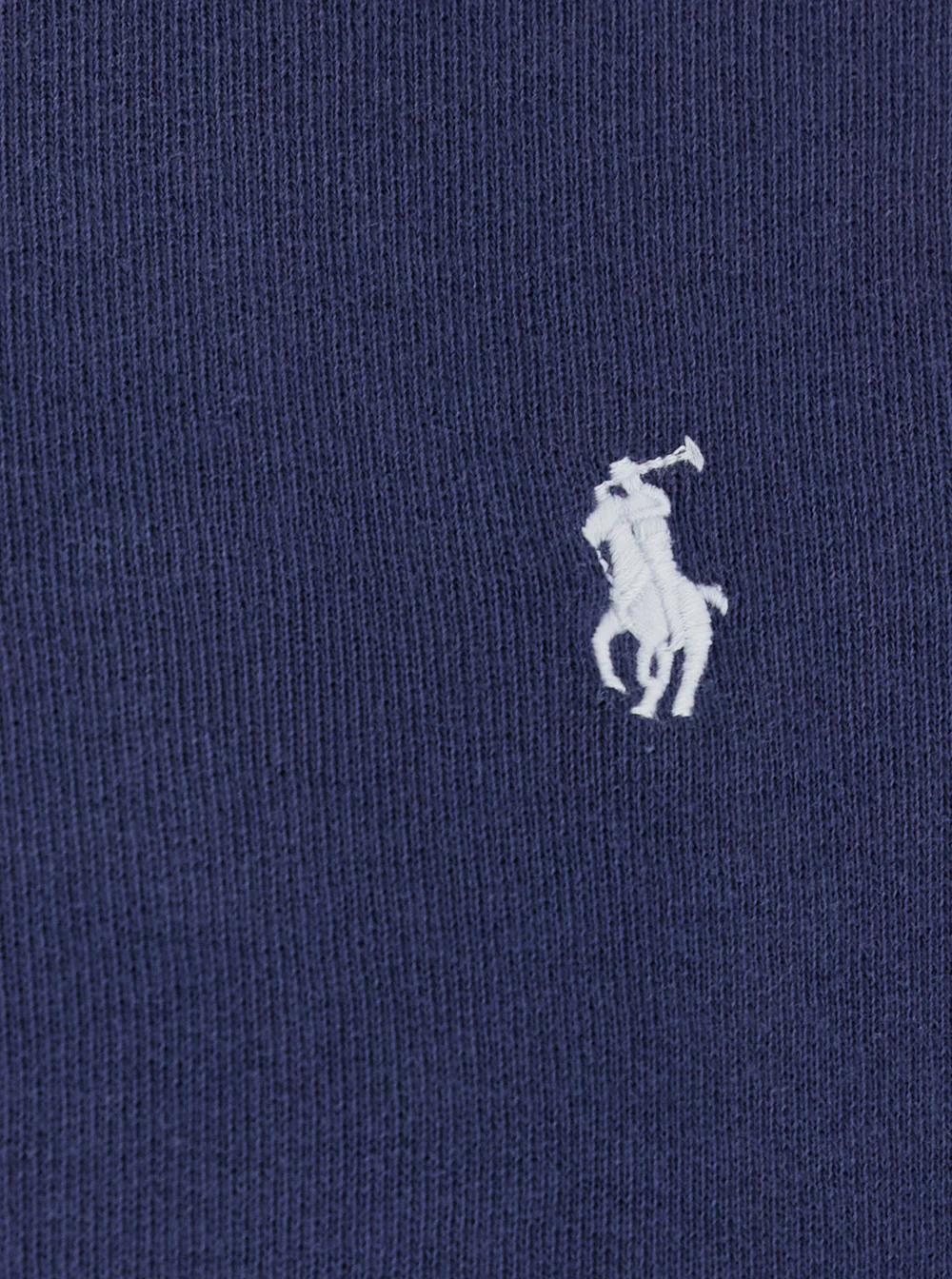 Polo Ralph Lauren Blue Crewneck Sweatshirt with Embroidered Logo on the Front in Cotton Man Blu Sweatshirts
