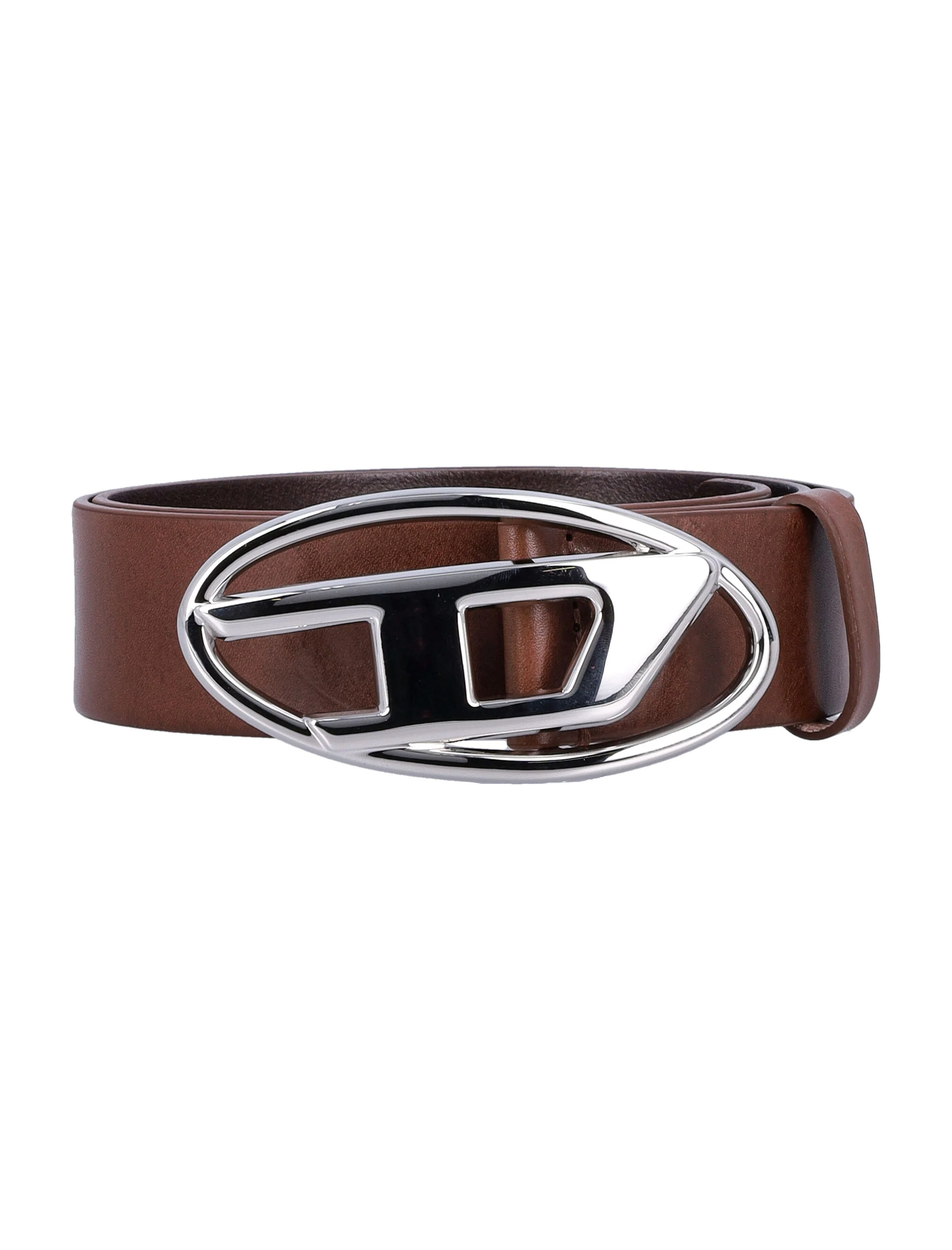 Diesel B-1dr W Belt Brown Cow Leather