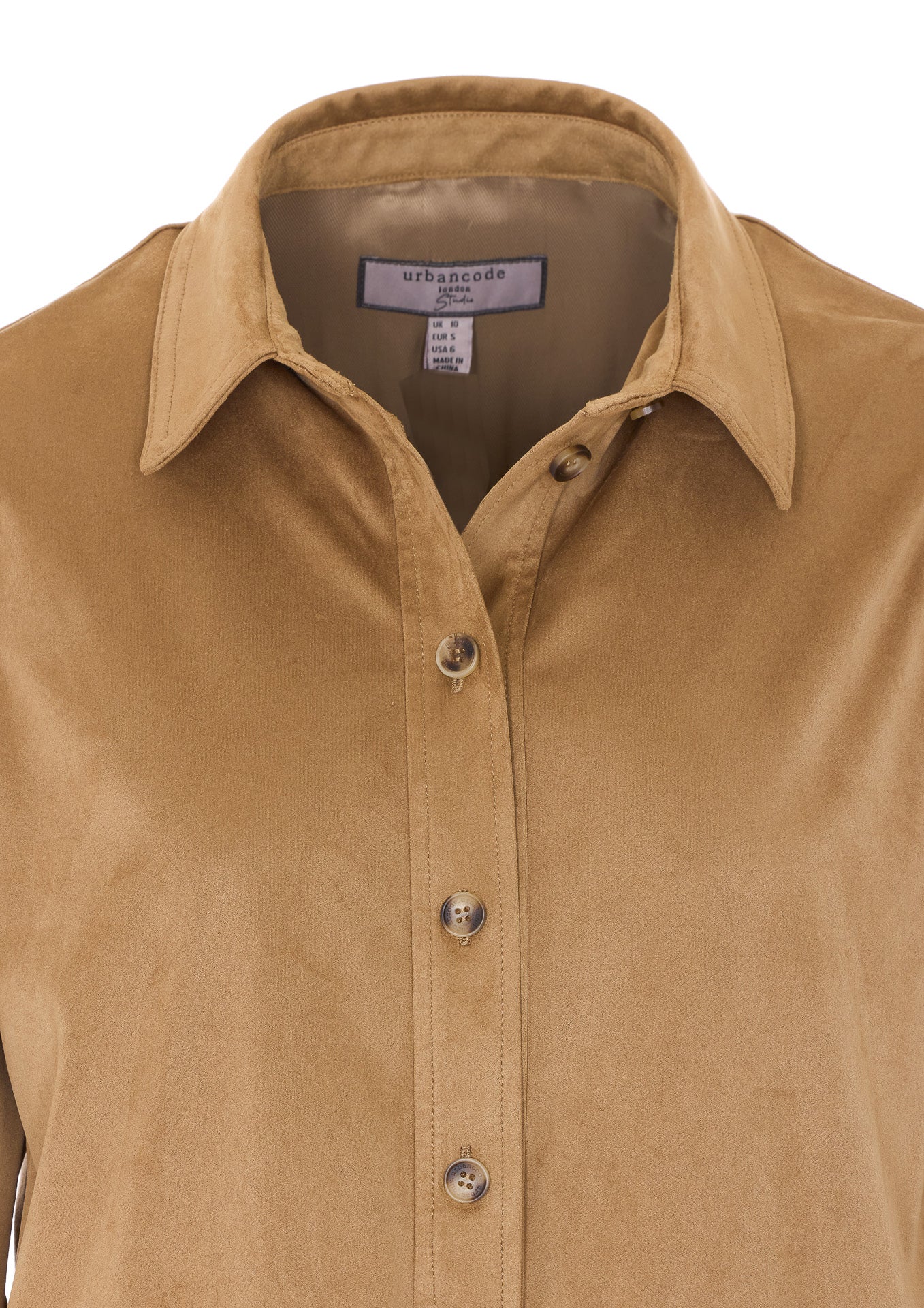 Urbancode Shirts Beige Polyester