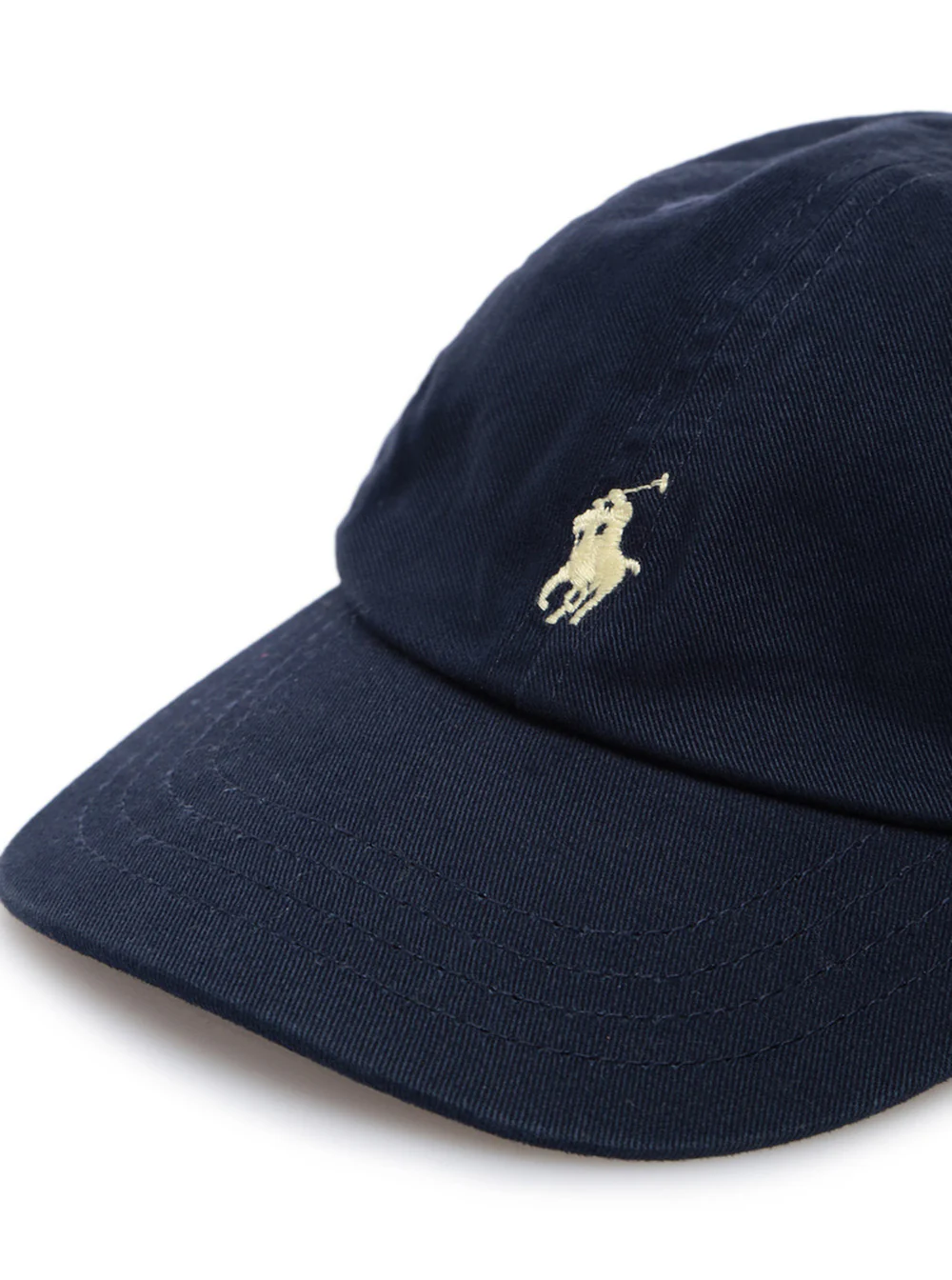 Polo Ralph Lauren Kids Blue Cotton Hat With Logo Blu And Gloves