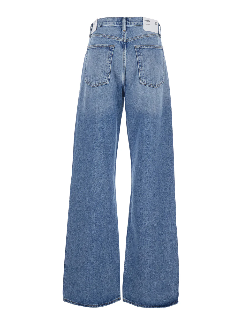 Agolde Vintage Loose Jeans Light Blue With Cotton And Lyocell For Women
