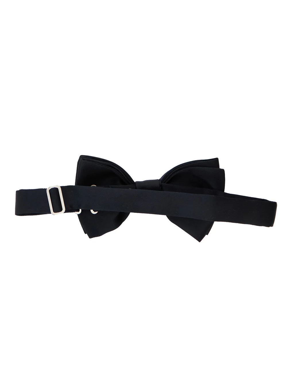 Tagliatore Blue Papillon Bow Tie with Pre-tied Design for Men Blu Cotton And Ties