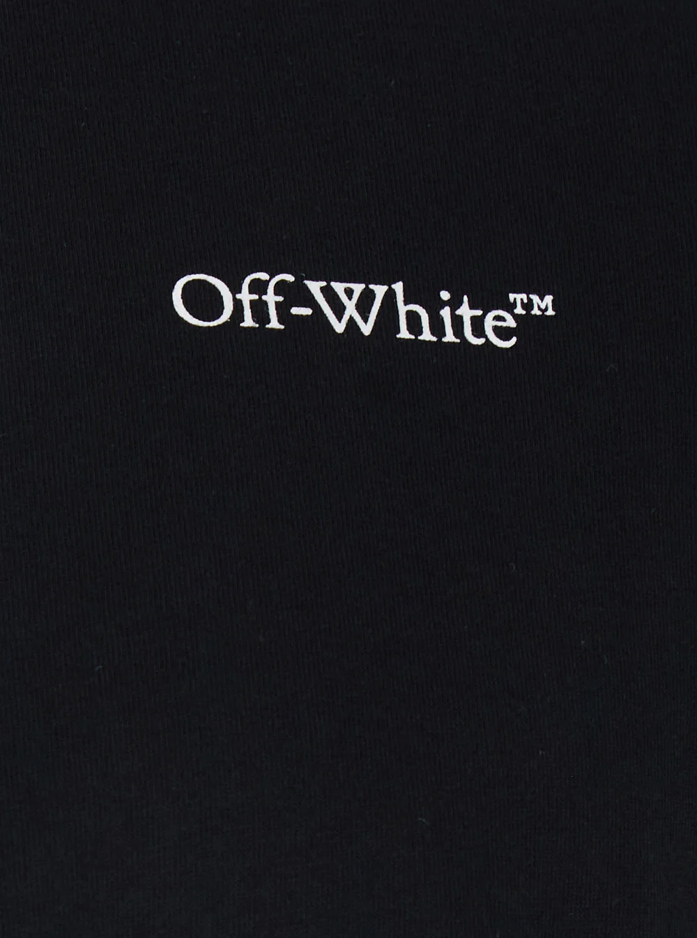 T-shirt OFF-WHITE Black with Logo on Front and Back in Cotton for Men Tshirts Polo Shirts