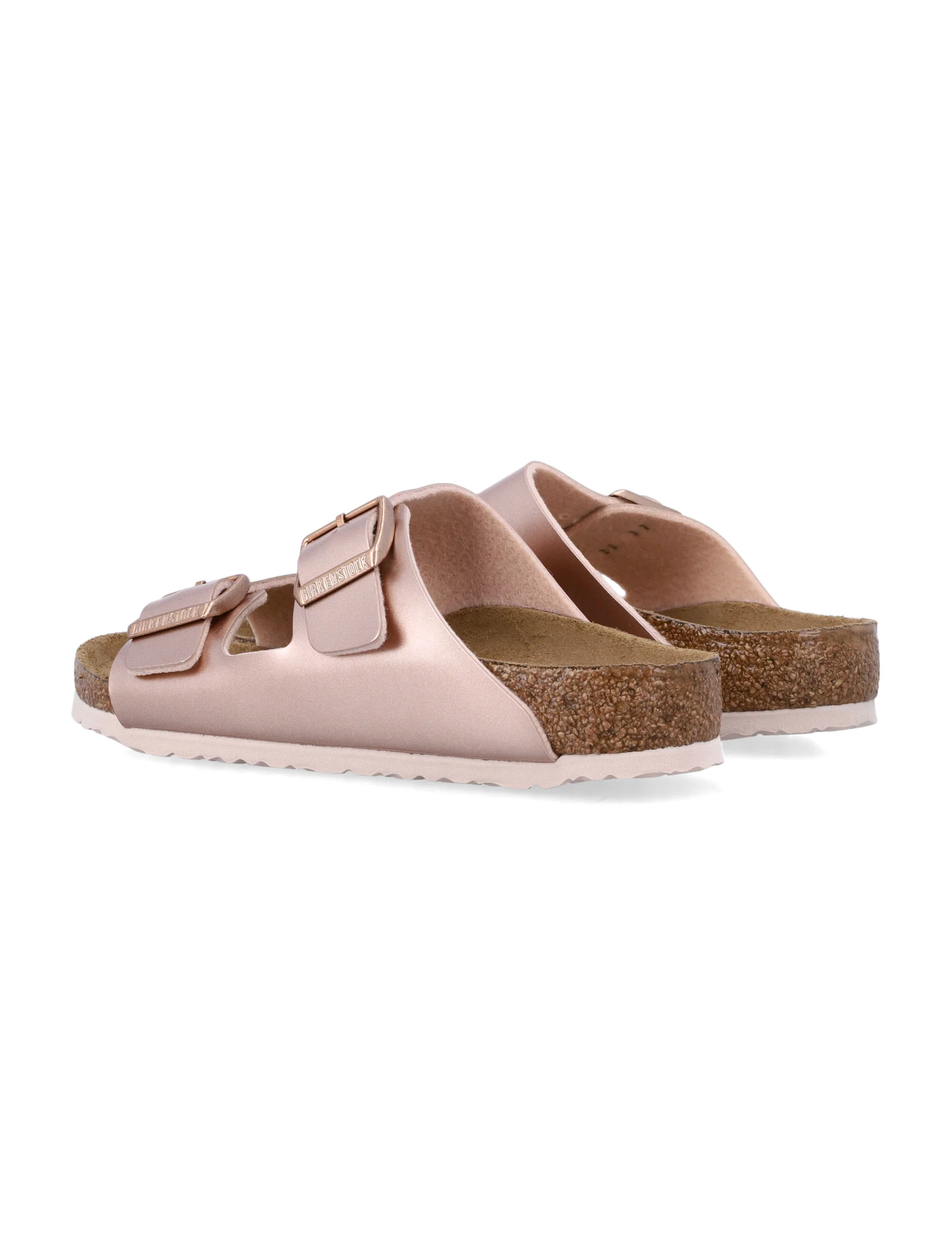 Birkenstock Arizona kids metallic sandals Copper Upper