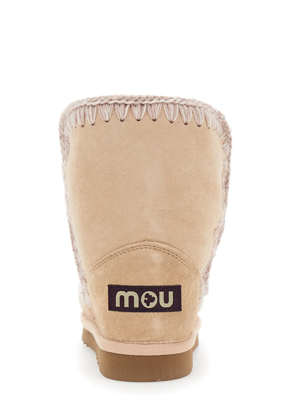Mou Kids Eskino Pink Ankle Boots in Patent Suede Girl Sheep