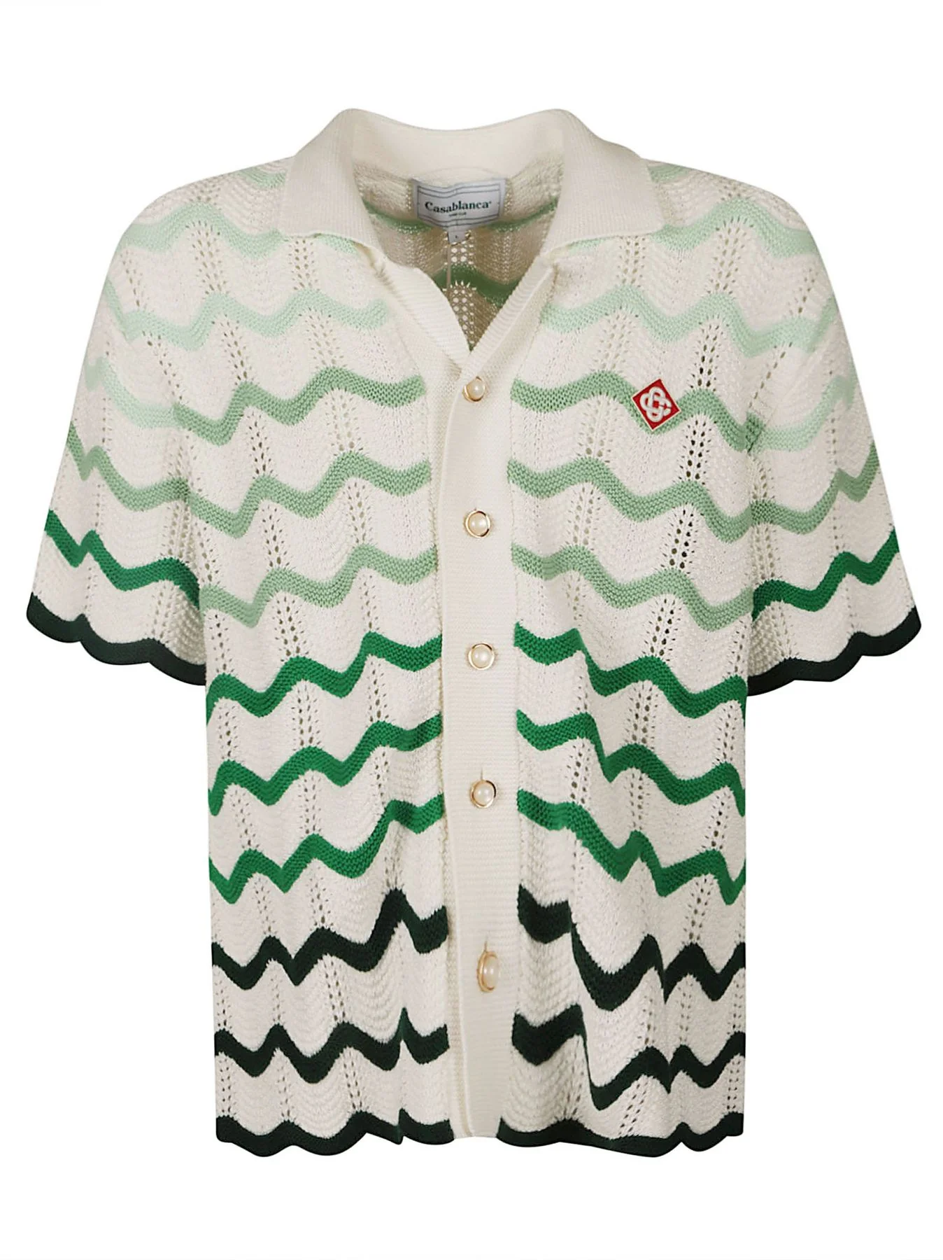 Casablanca U-MPS24-KW-584-01 Verde Camicie