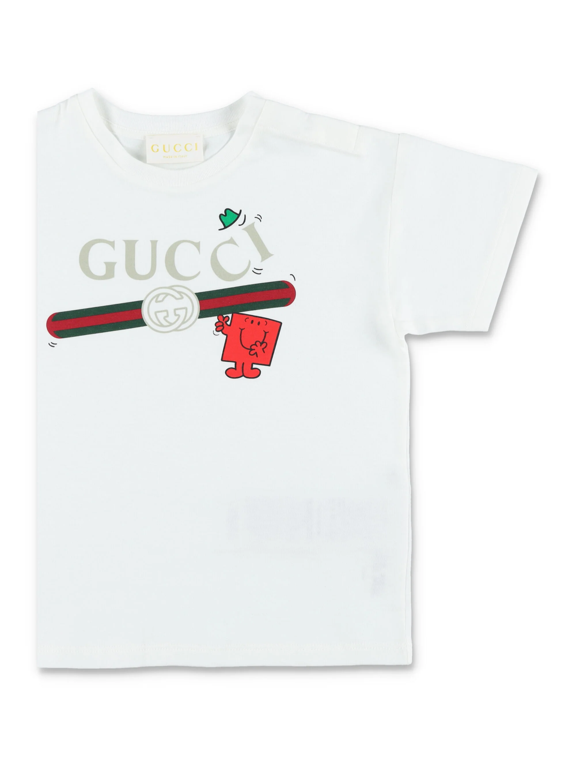 Gucci Baby logo T-shirt New White Cotton