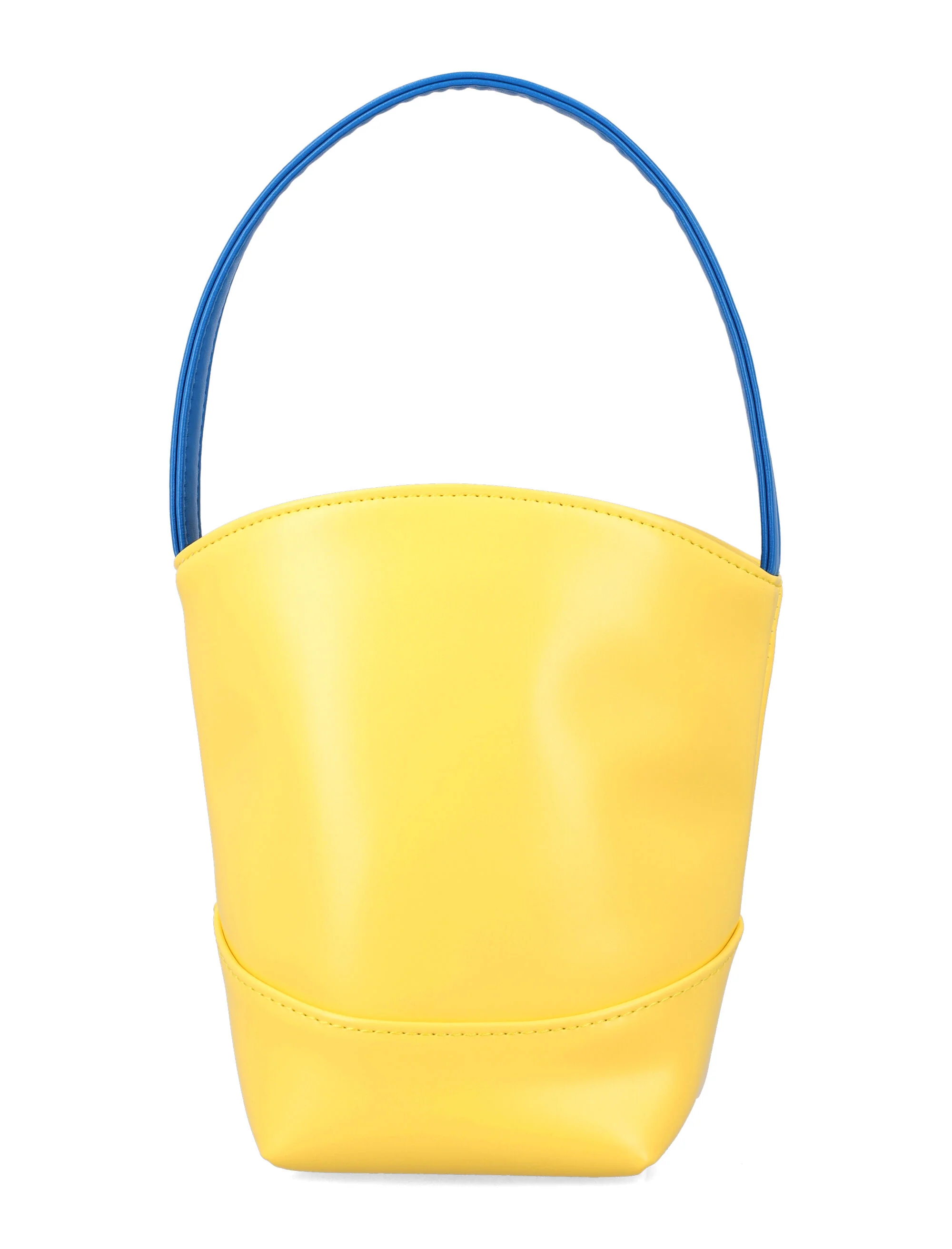Marni Kids Basket Bag Yellow Polyester Lining Tote