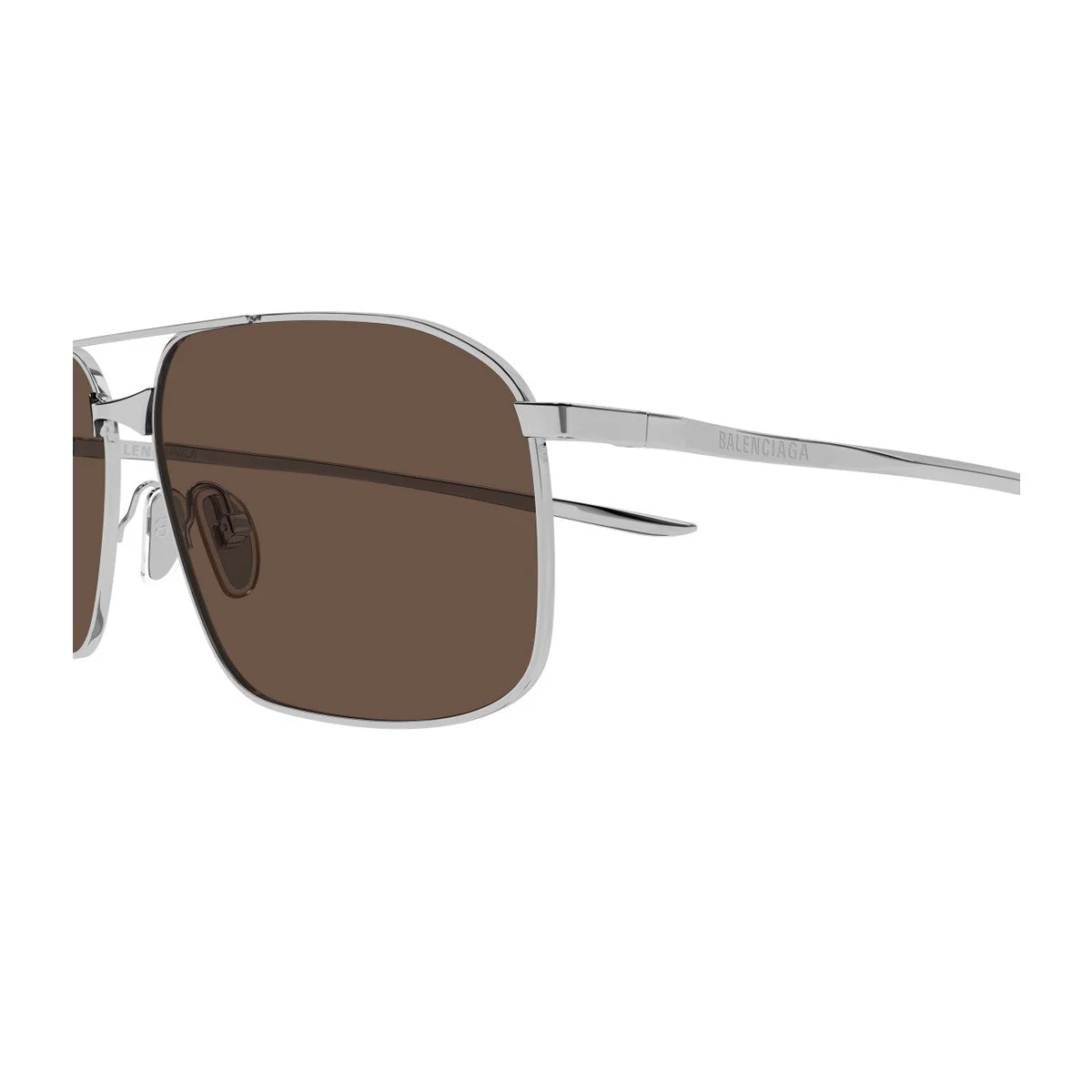Balenciaga Bb0492s Linea Everyday Ruthenium Metallo Sunglasses