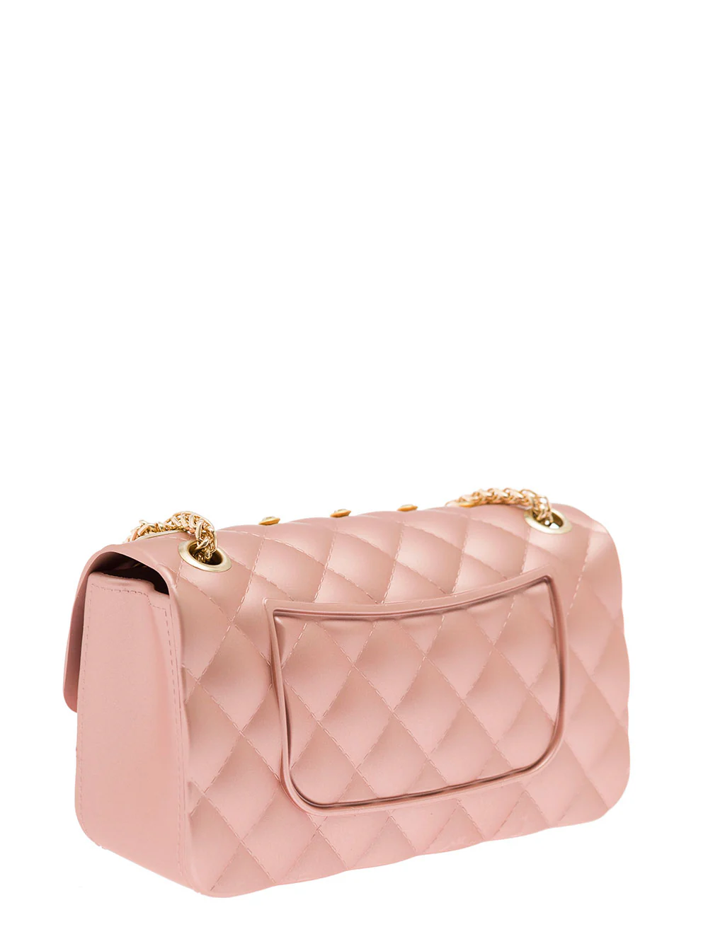 Monnalisa Kids Bags With Strass Pvc Beige Applicazioni: Metallo Crossbody