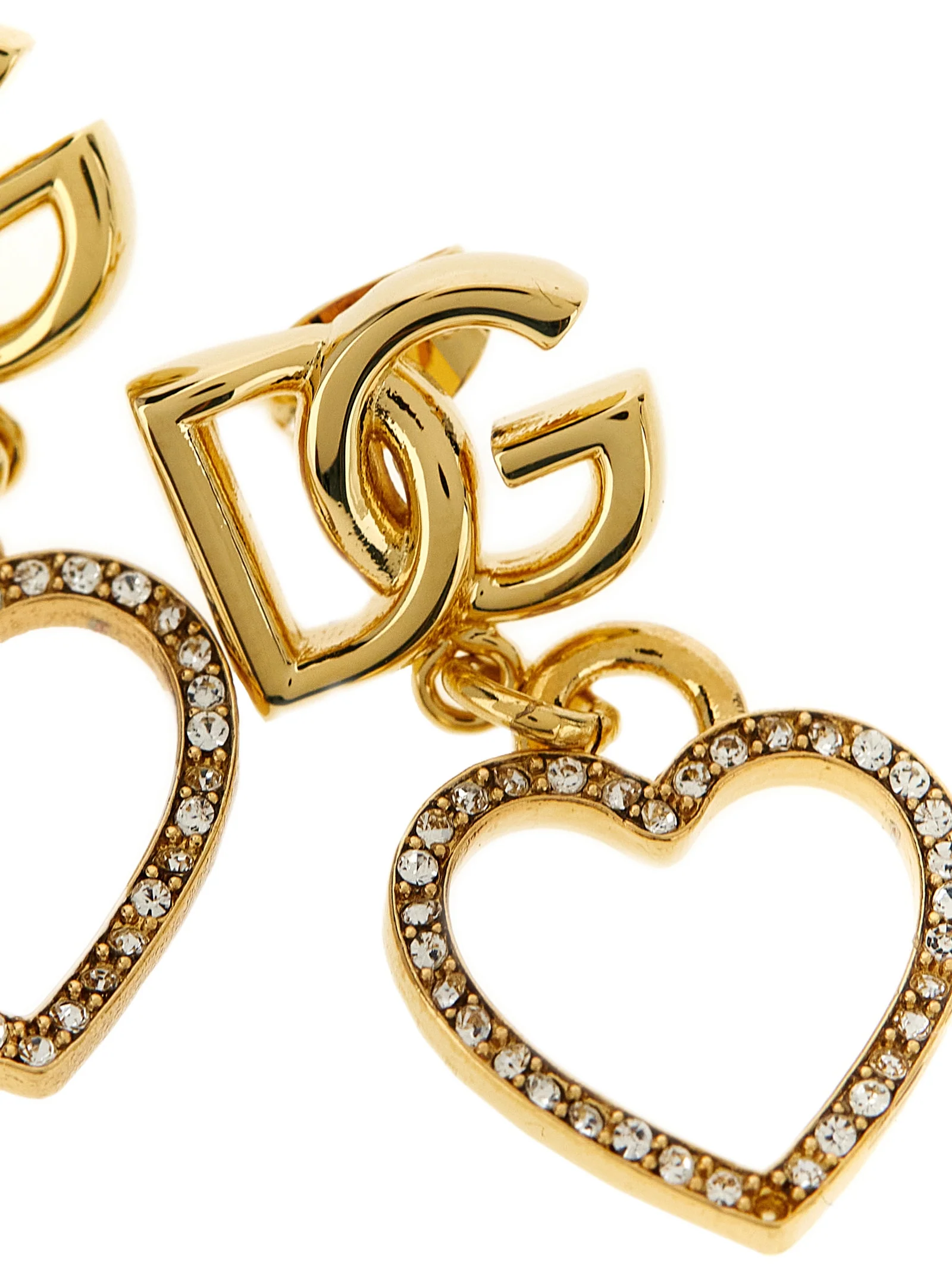 Dolce & Gabbana Pendant earrings Gold Brass Jewelry