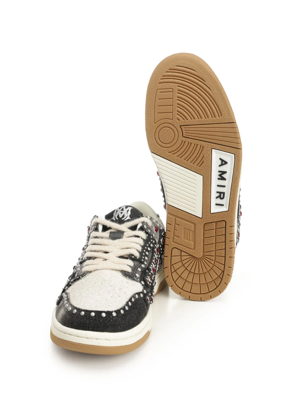 Amiri Stud Skel sneaker Black Cotton+polyester