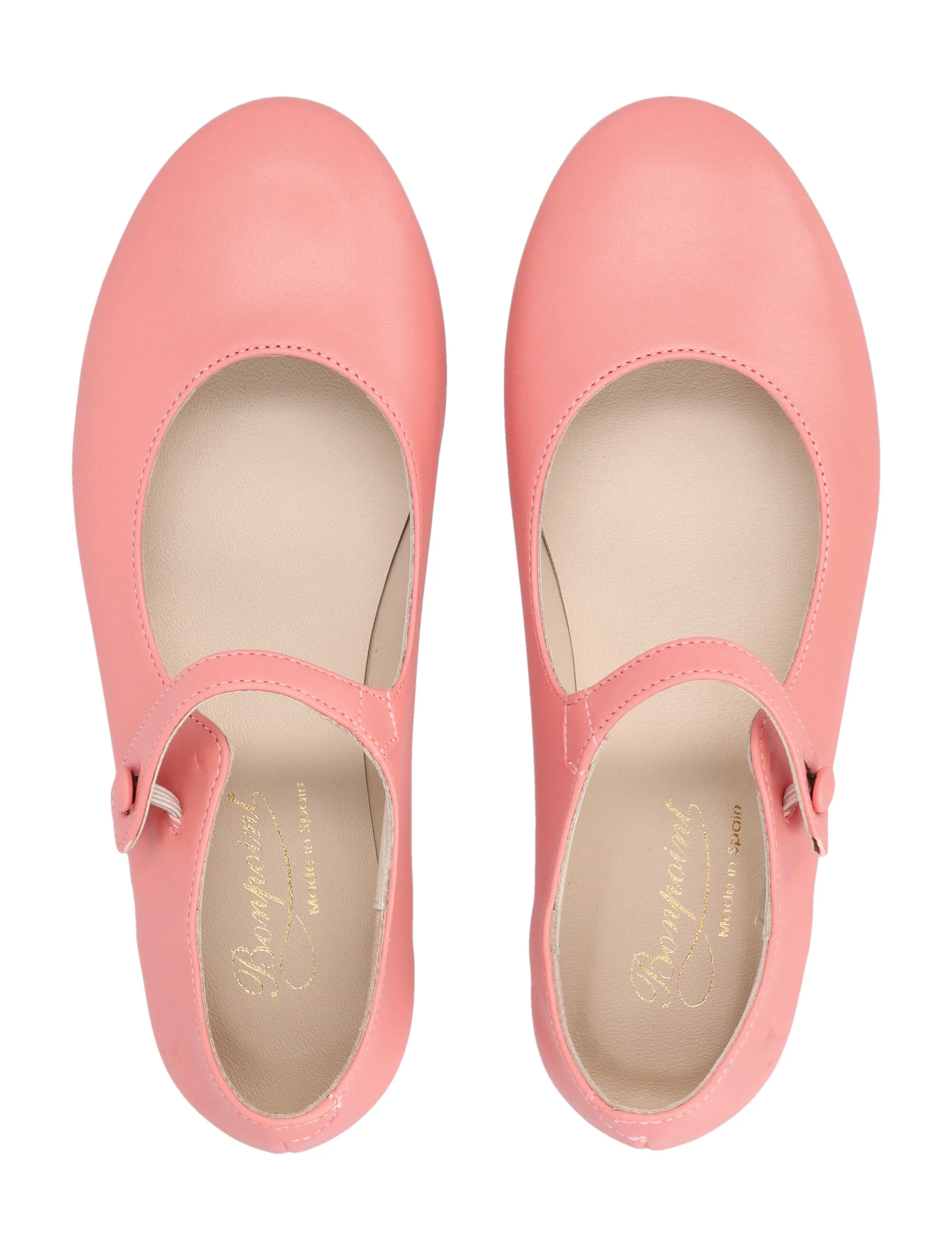 Bonpoint Ella coral leather ballerinas Flat Shoes