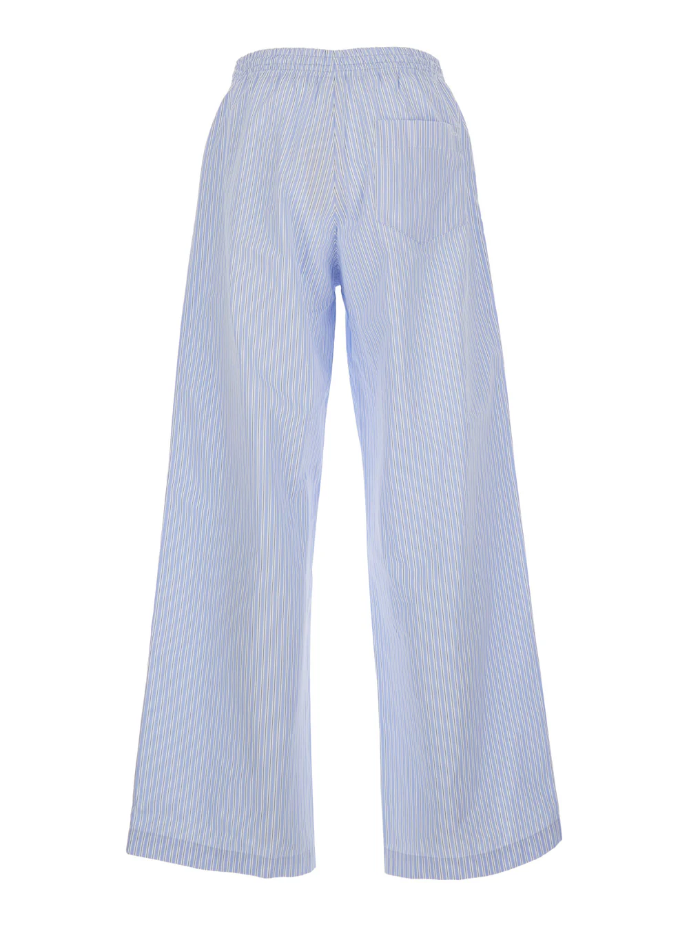 A.P.C. Lou Pants Light Blue With Front Pockets And Cotton Elastic Man Trousers