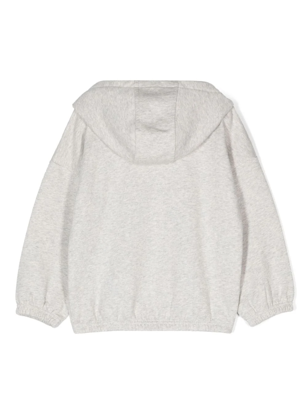 Mini Rodini Kids Coucou Grey Hoodie With Front Print Cotton Girl Organic Sweatshirts