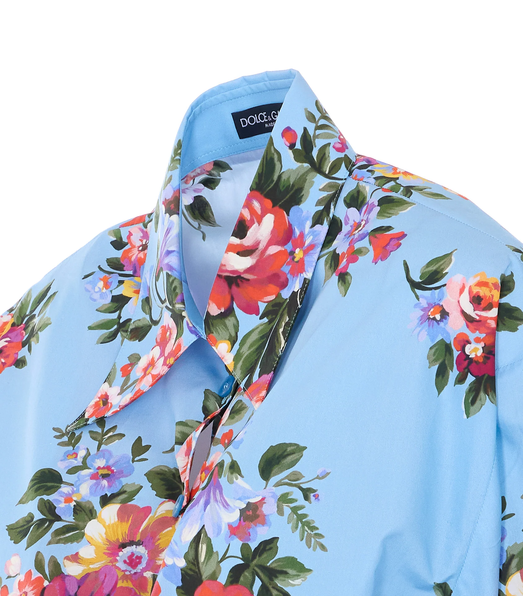 Dolce & Gabbana Shirts Blue Cotton