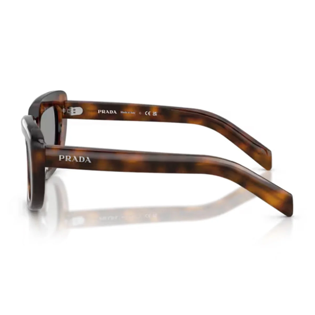 Prada Pr D07s Havana Acetato Sunglasses