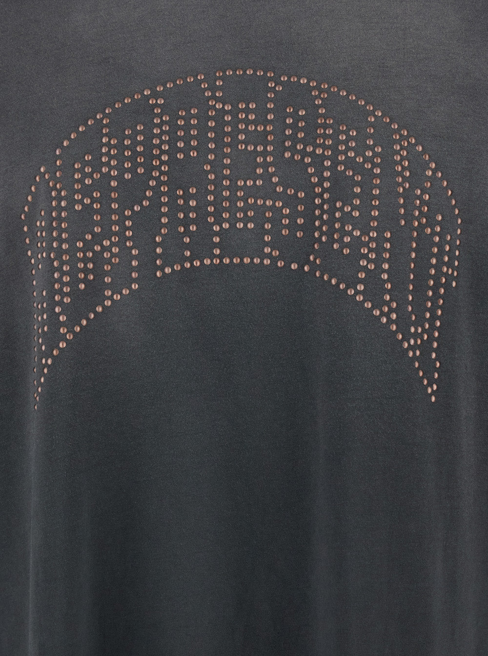 Represent Black T-Shirt with Logo Lettering on the Front and Faded Effect for Men Cotton Tshirts Polo Shirts
