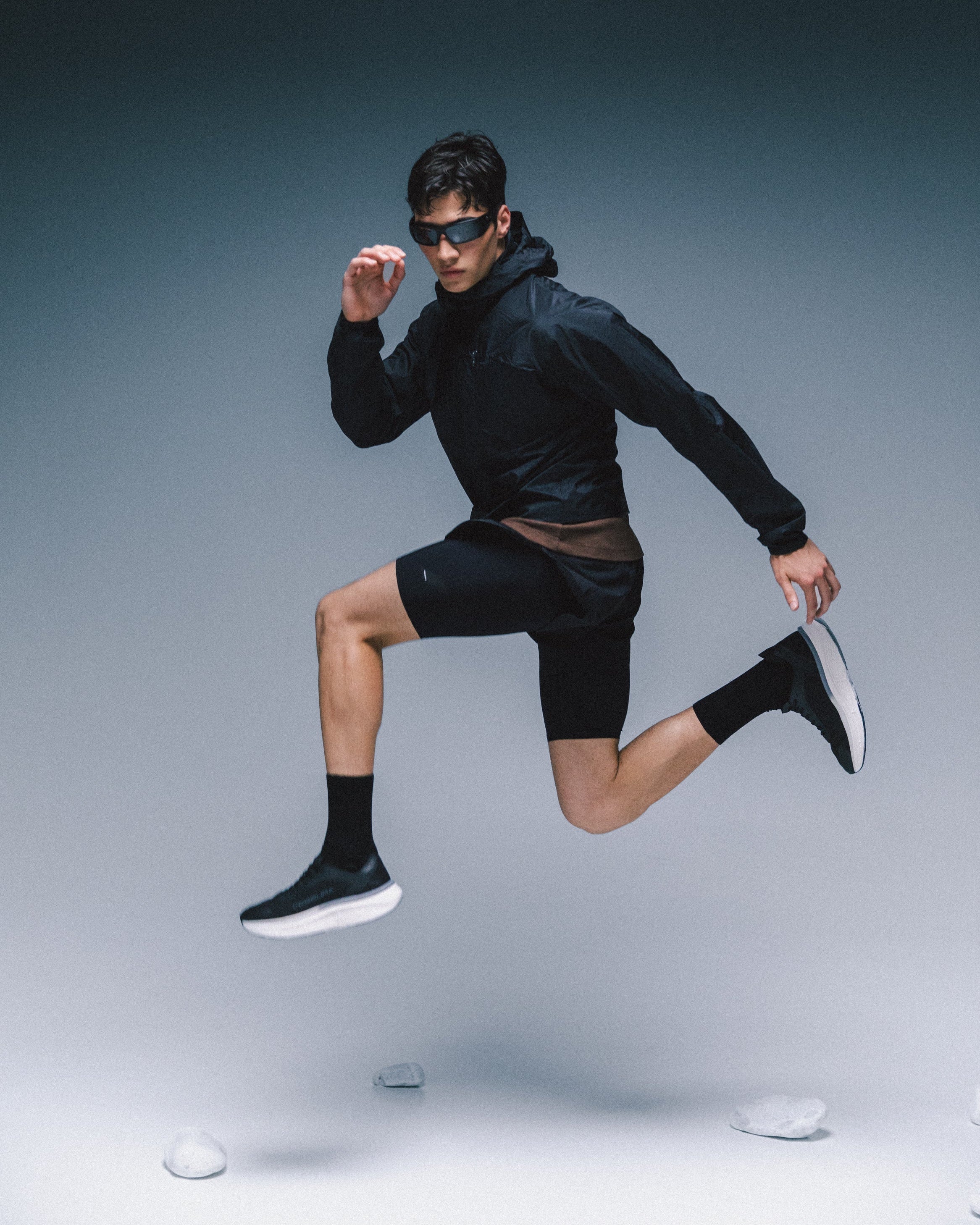 Fessura Italia Speed 03 Black Running Sneakers
