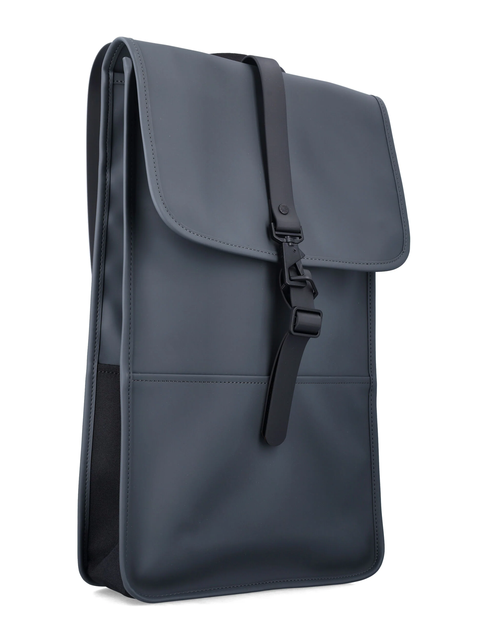 Rains Waterproof Backpack with Laptop Pocket Dark Grey Polyester Coating