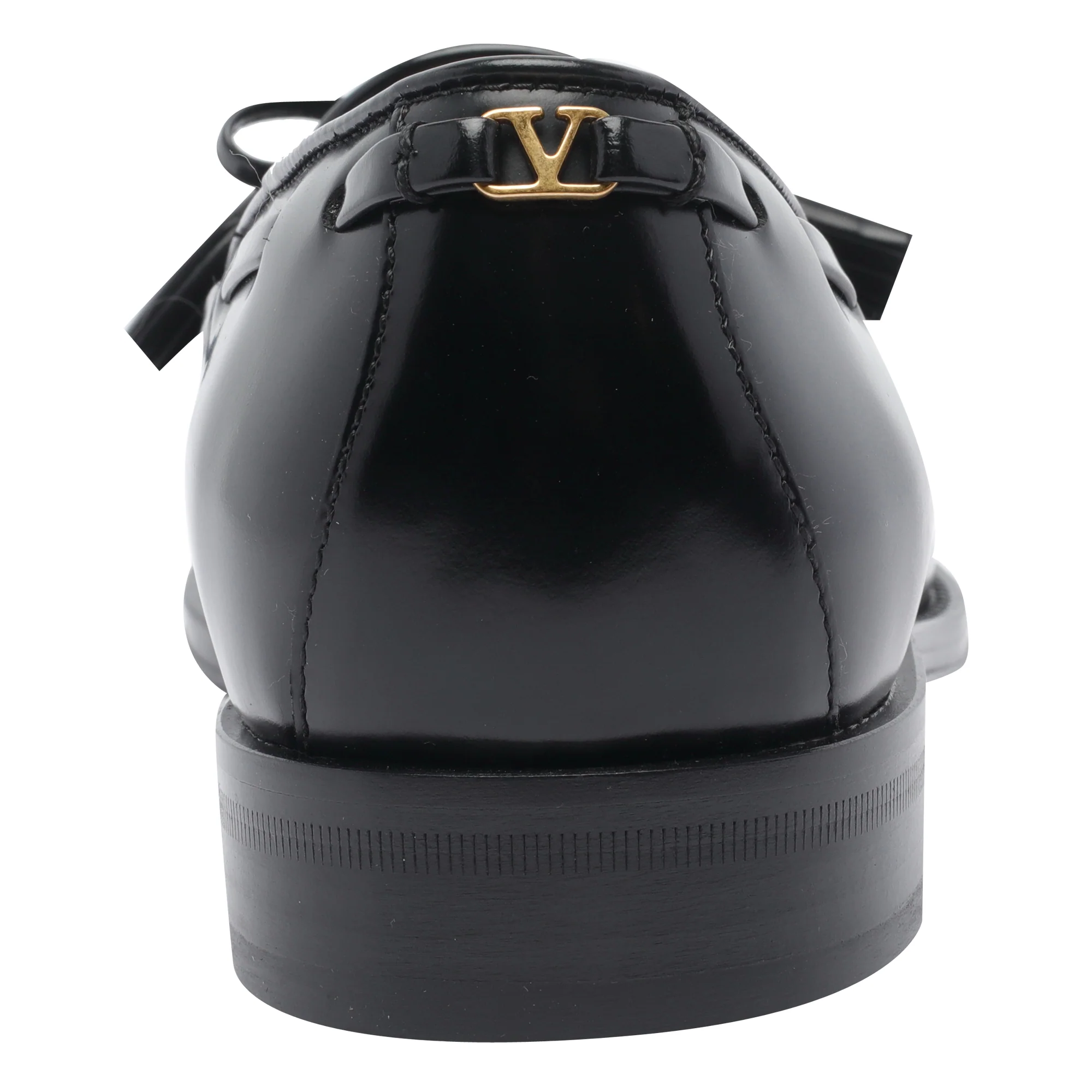 Valentino Garavani Flat shoes Black Calf Leather/leather Sole