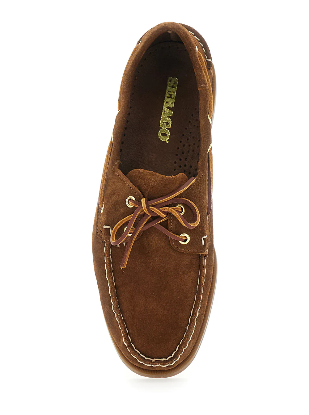 Sebago Loafers Portland Brown With Rounded Toe Leather For Men
