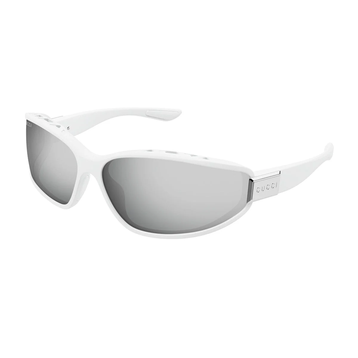 Gucci Gg2011s Linea Institutional Logo White Iniettato Sunglasses