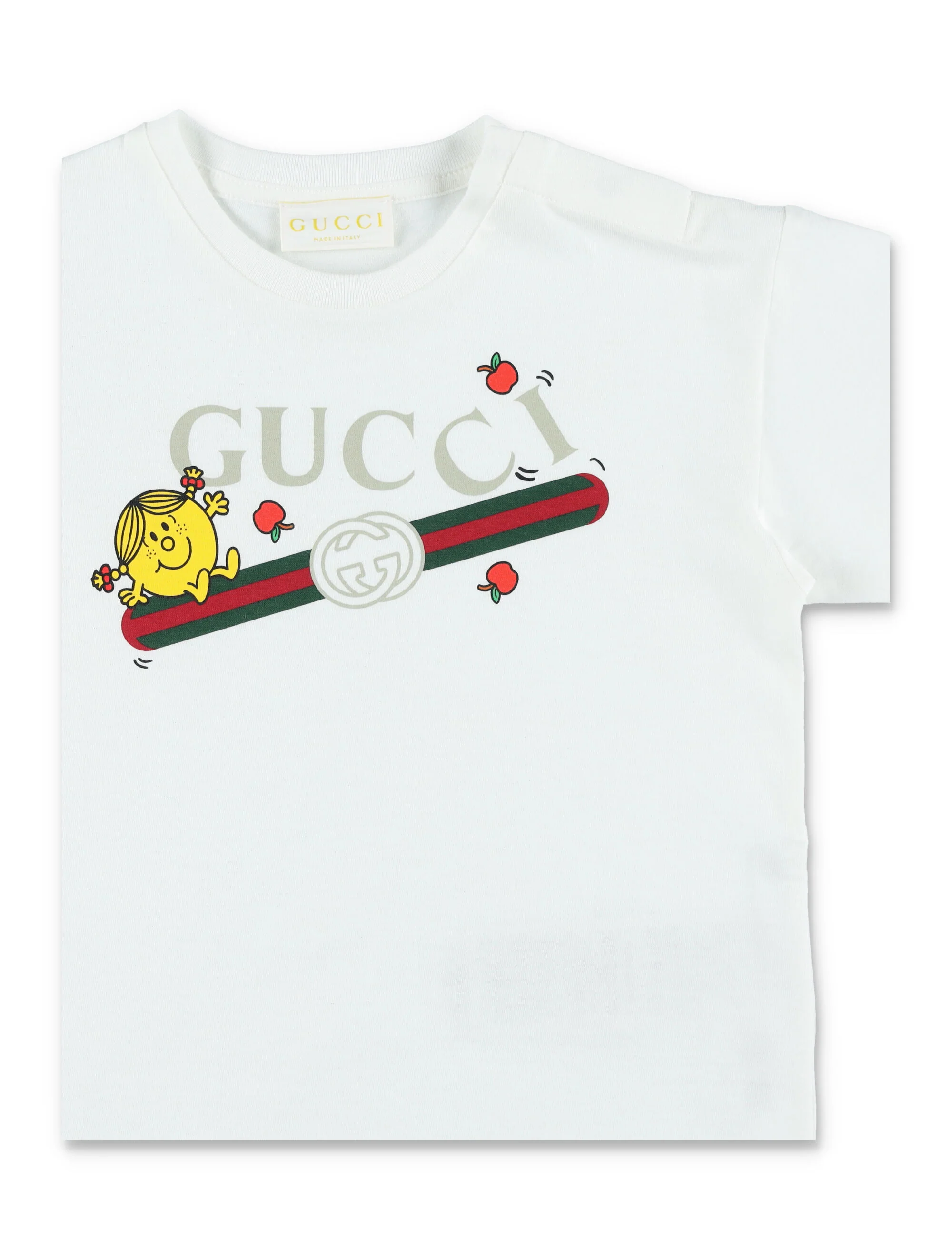 Gucci Printed Cotton T-Shirt New White Tshirt