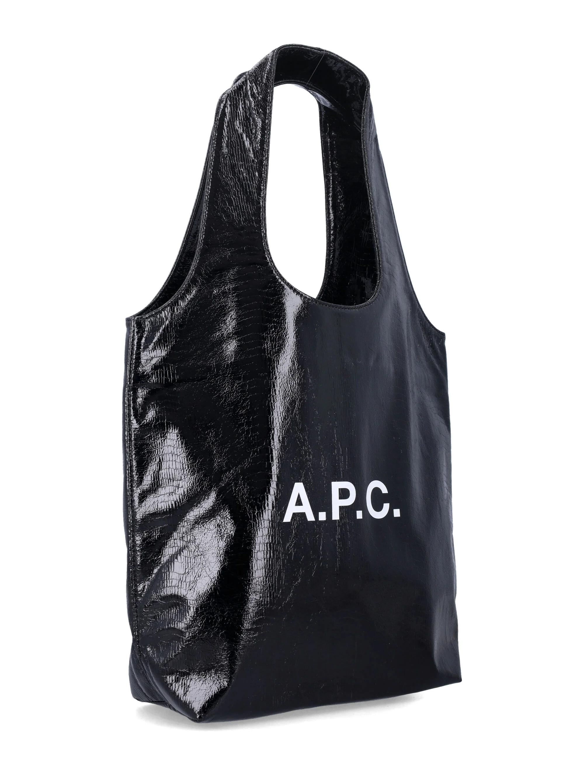 A.P.C. Ninon black small tote Polyurethane